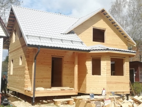Строительство дома из профилированного бруса г. Серпухов