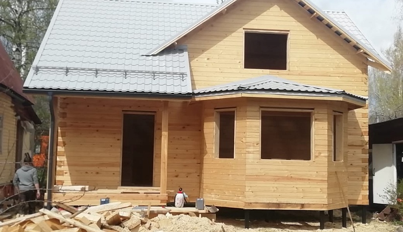 Строительство дома из профилированного бруса г. Серпухов