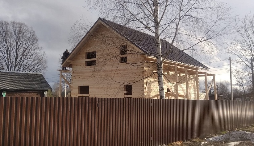 Строительство дома г. Тейково, Ивановская область
